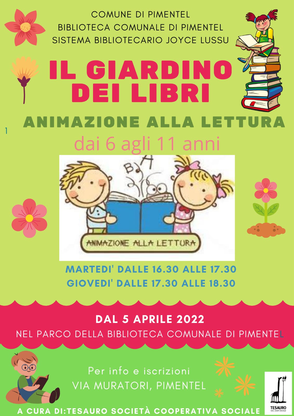 IL GIARDINO DELLA LETTURA IL GIARDINO DELLA LETTURA